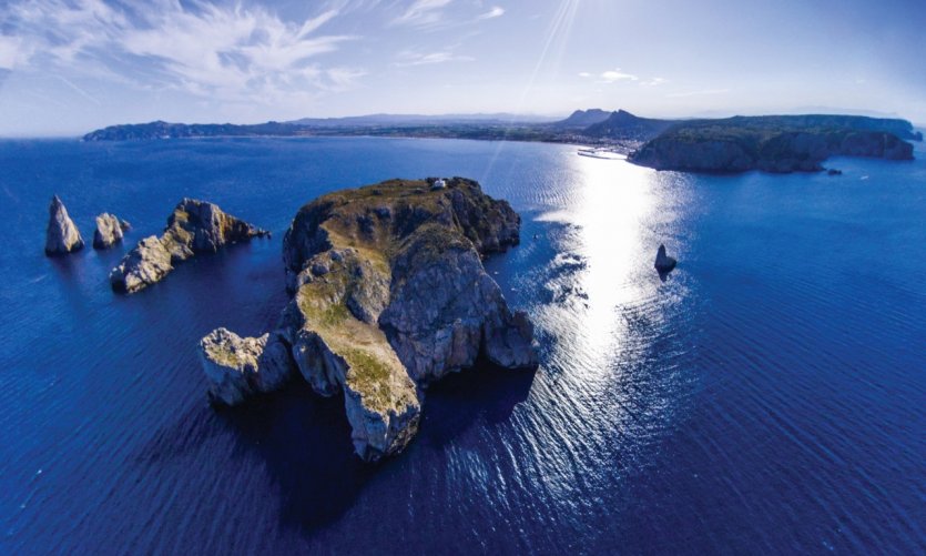 Vue aérienne Iles Medes