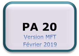 PA20 - Version MFT Février 2019