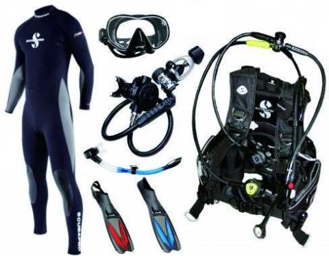 Equipement plongeur